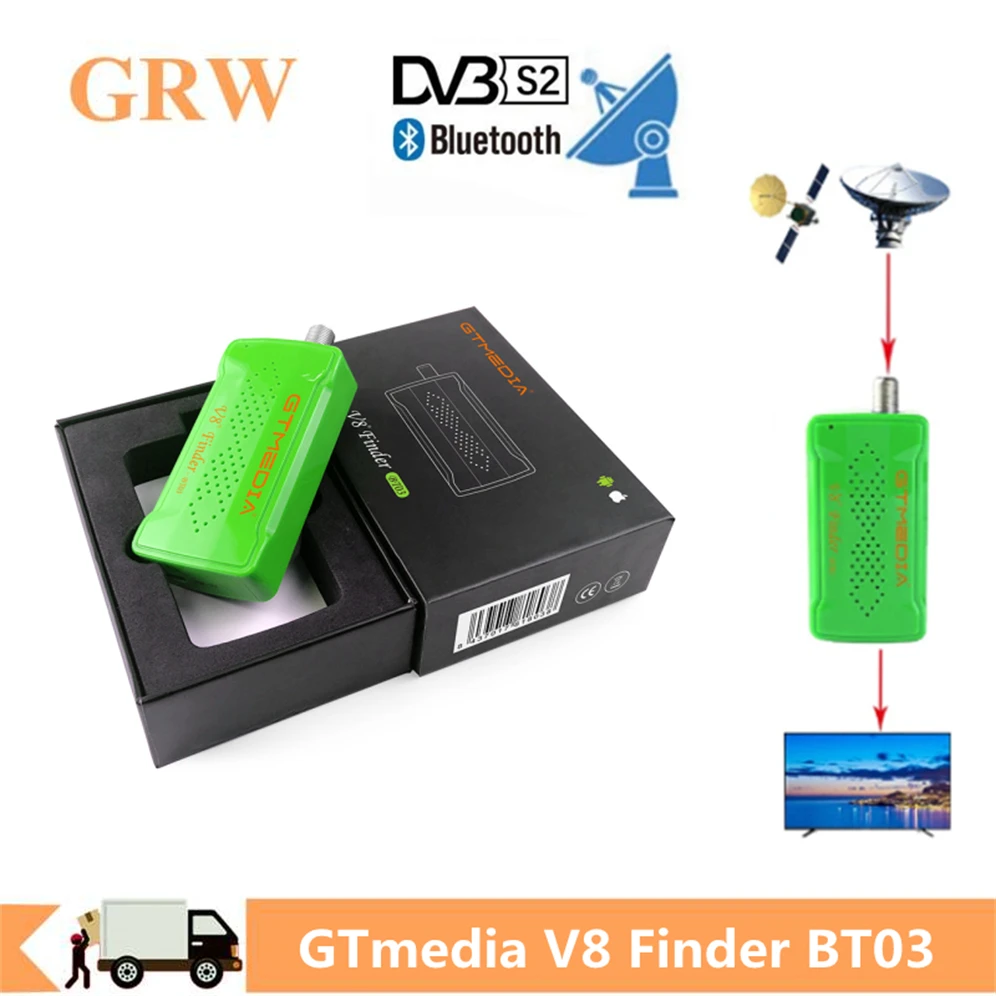 Спутниковый искатель Grwibeou Freesat V8 Finder BT03 DVB S2 для Android IOS 1080P цифровой Bluetooth |