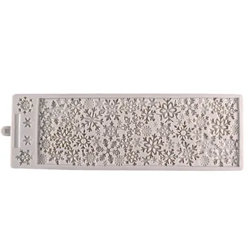 Large Size Rectangle Snowflake Shape Cake Mold Silicone Snow Fondant Mold Sugar Craft Cake Tool Snow Fondant Christmas Winter De
Large Size Rectangle Snowflake Shape Cake Mold Silicone Snow Fondant Mold Sugar Craft Cake Tool Snow Fondant Christmas Winter De
