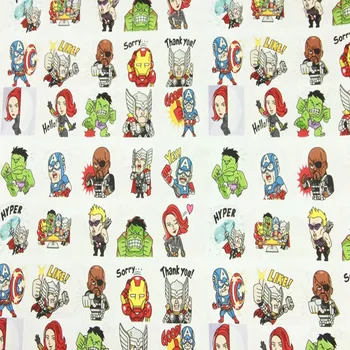Cartoon Super Heroes 100% Cotton Fabric for Boy Clothes Bedding Set Hometextile Cushion Cover Backpacks DIY 140cm Width-BL054
Cartoon Super Heroes 100% Cotton Fabric for Boy Clothes Bedding Set Hometextile Cushion Cover Backpacks DIY 140cm Width-BL054
