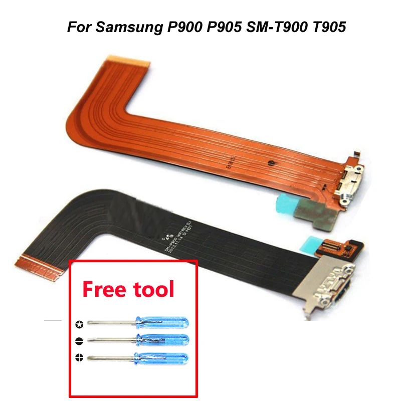 Оригинальный зарядный порт док-станция USB-разъем гибкий кабель для Samsung P900 P905 T905