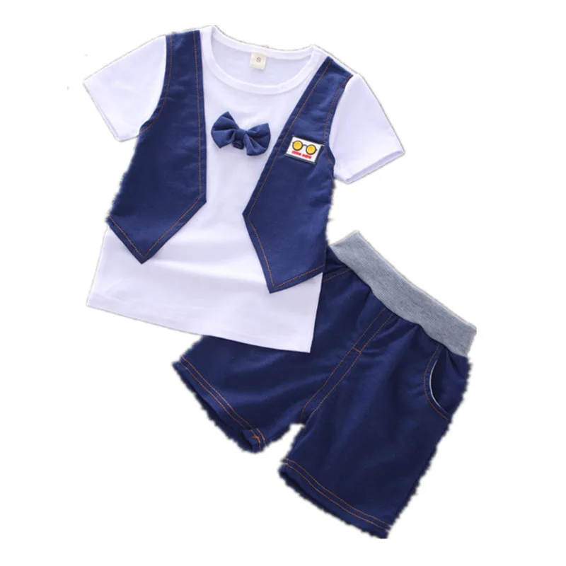 Children Casual Clothes Suit Fashion Summer Kids Boys Print Tie T Shirt Shorts 2Pcs/sets Baby Toddler Clothing Infant Sportswear
Children Casual Clothes Suit Fashion Summer Kids Boys Print Tie T Shirt Shorts 2Pcs/sets Baby Toddler Clothing Infant Sportswear