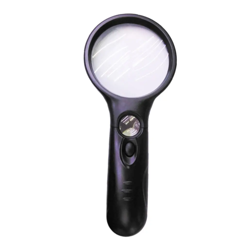 6902Ab Double Lens With 3 Led Lights Racket Handheld High Reading Plastic With Light Magnifying Glass
6902Ab Double Lens With 3 Led Lights Racket Handheld High Reading Plastic With Light Magnifying Glass