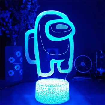 3D Game Bedside Night Light Lamps For Among us Cursor Colors LED Desktop Lamp Table Decor Sensor Lights Atmosphere Gift 
3D Game Bedside Night Light Lamps For Among us Cursor Colors LED Desktop Lamp Table Decor Sensor Lights Atmosphere Gift