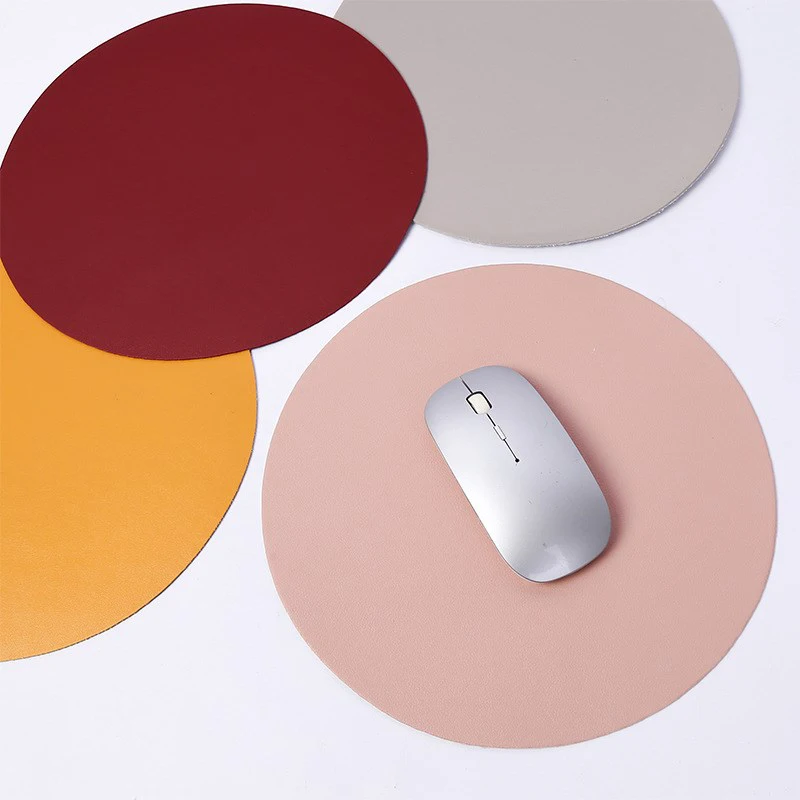 Double-sided Two-color Mouse Pad Waterproof PU Leather Round Mousepads Desk Mat Office Gaming Mouse Pad For PC Laptop Computer
Double-sided Two-color Mouse Pad Waterproof PU Leather Round Mousepads Desk Mat Office Gaming Mouse Pad For PC Laptop Computer
