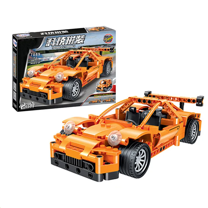 303Pcs DIY Sports Car High-Tech Creative Model Assembled Building Blocks Educational Toys Building Block Birthday Gift Toys Kids
303Pcs DIY Sports Car High-Tech Creative Model Assembled Building Blocks Educational Toys Building Block Birthday Gift Toys Kids