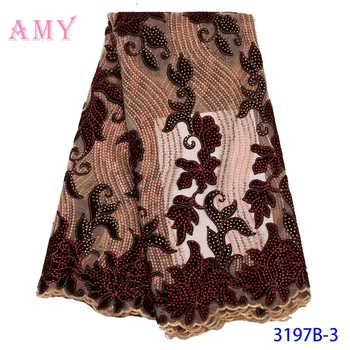 2020 New Arrival Stone Lace Fabrics African Nigerian Tulle Mesh Lace Fabric For Wedding Velvet Lace Fabrics AMY3197B
2020 New Arrival Stone Lace Fabrics African Nigerian Tulle Mesh Lace Fabric For Wedding Velvet Lace Fabrics AMY3197B
