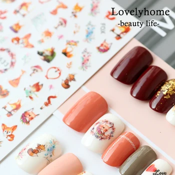 1pcs 3D Cute Animal Foxes Super Thin Nail Stickers Tips Nail Adhesive Decals Designs Manicure Decoration
1pcs 3D Cute Animal Foxes Super Thin Nail Stickers Tips Nail Adhesive Decals Designs Manicure Decoration