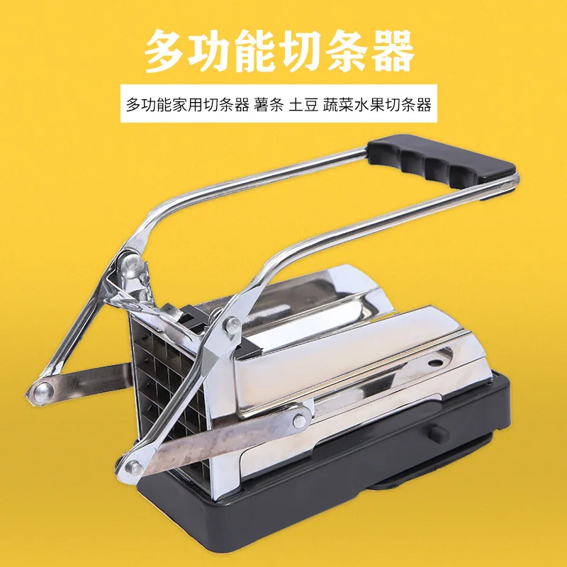 Sainless Steel Potato Chip Making Tool Manual French Fries Slicer Cutter Machine Potato Strip Cutter Manual French Fry Cutters
Sainless Steel Potato Chip Making Tool Manual French Fries Slicer Cutter Machine Potato Strip Cutter Manual French Fry Cutters