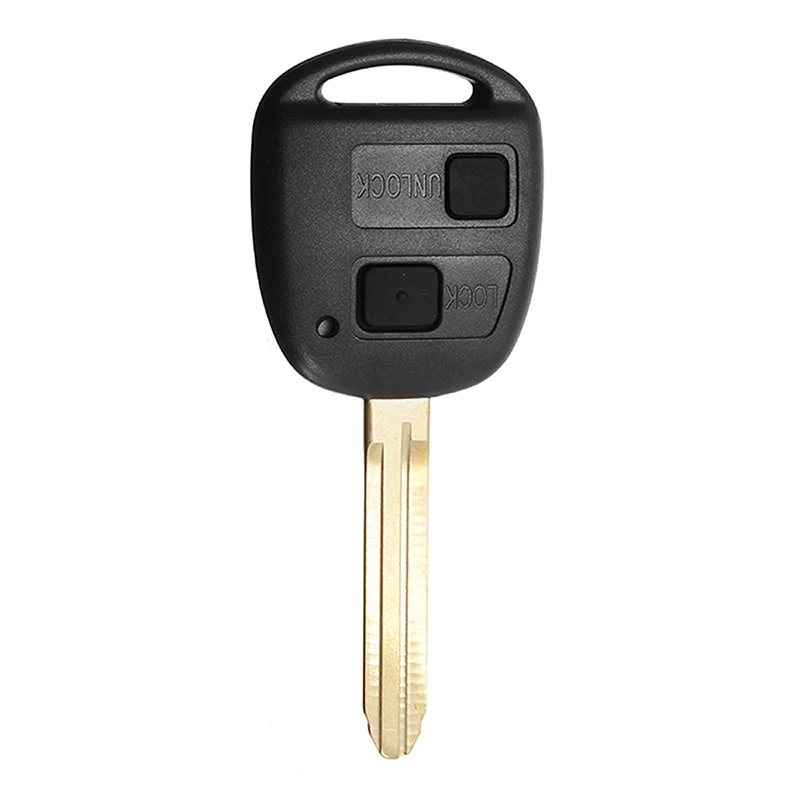 1pc Remote Car Key Shell Case For Toyota Yaris Prado Tarago Camry Corolla Blade + Rubber Button Pad + Micro Switches