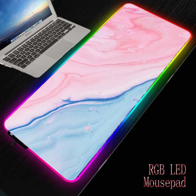 MRGBEST Pink Marble RGB Gaming LED Rainbow Backlit Large Computer Mouse Pad Gamer Mousepad Backlight Mause Pad Keyboard Desk Mat
MRGBEST Pink Marble RGB Gaming LED Rainbow Backlit Large Computer Mouse Pad Gamer Mousepad Backlight Mause Pad Keyboard Desk Mat