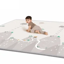 Novo 200*180cm tapee infantil 1cm espessura tapete do bebê jogar esteira de espuma quebra-cabeça esteiras criança criança crawl playmat infantil cobertor brinquedo(China)