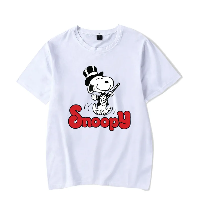 Women 2020 Summer Tee Shirt Femme Funny Snoopy Dog Printed Harajuku T Shirt Korean Tops Streetwear Camiseta Mujer XS-4XL