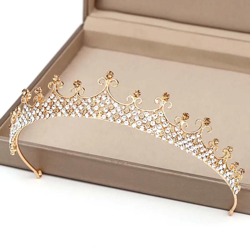 New Arrivals Elegant Gold Silver Flower Crystal Tiara Crown Princess Queen Diadem Noiva Bride Bridal Wedding Hair Ornaments
New Arrivals Elegant Gold Silver Flower Crystal Tiara Crown Princess Queen Diadem Noiva Bride Bridal Wedding Hair Ornaments