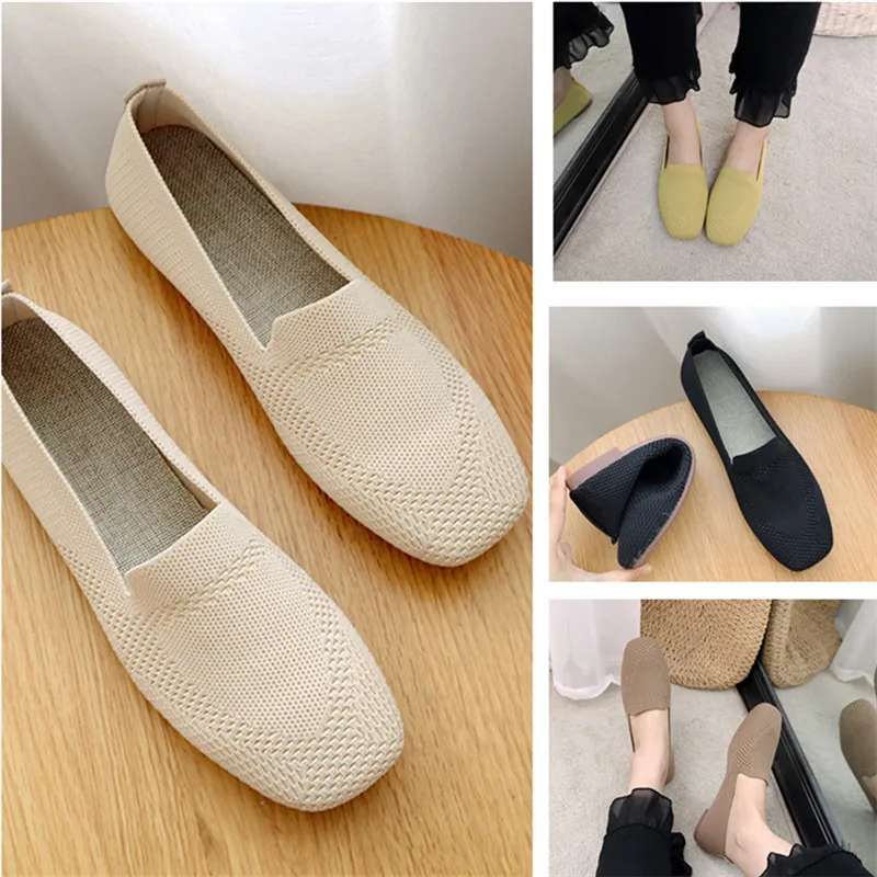 Ladies Woven Loafers Casual Flat Shoes Pure Color Shallow Mouth Soft-soled Slip On Pregnant Women's Lazy Daily Wear Plus Size
Ladies Woven Loafers Casual Flat Shoes Pure Color Shallow Mouth Soft-soled Slip On Pregnant Women's Lazy Daily Wear Plus Size