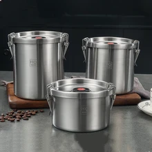 Stainless Steel Air Tight Glass Storage Jar Lid Coffee Bean Tea Spice Sugar Oatmeal Sealing Organizer Kitchen Dry Food Container
Stainless Steel Air Tight Glass Storage Jar Lid Coffee Bean Tea Spice Sugar Oatmeal Sealing Organizer Kitchen Dry Food Container
