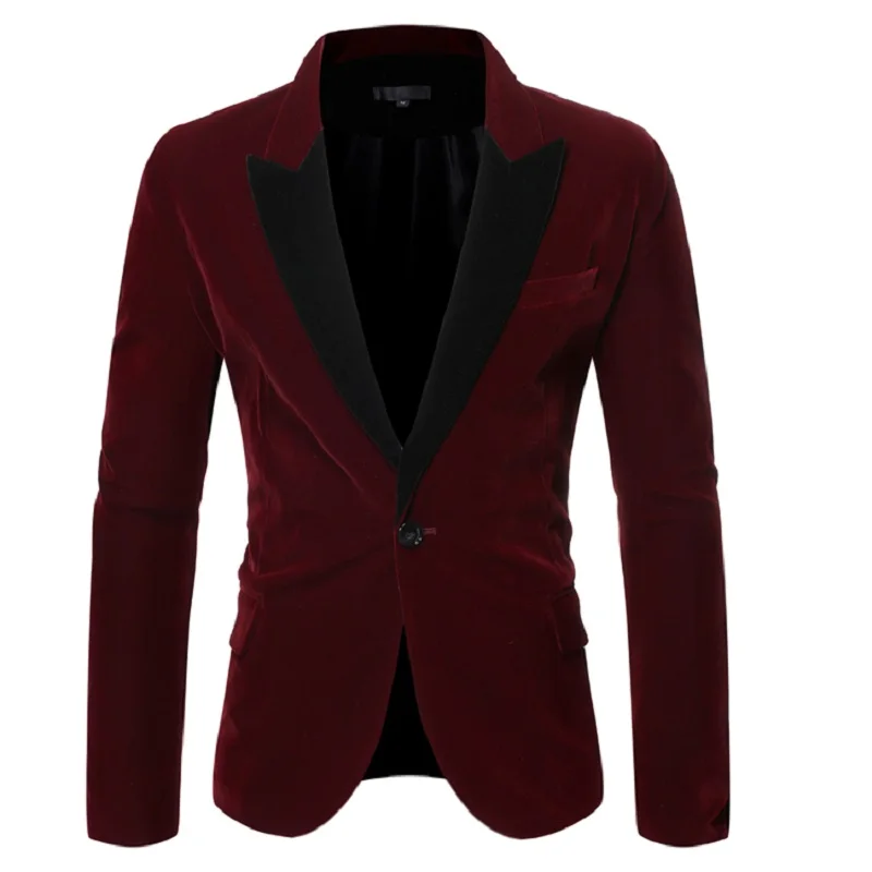 Men Blazer Men's Casual Clashing Color Peak-lapel Collar Suit with Button Shape and Slim Mens Suits Blazers
Men Blazer Men's Casual Clashing Color Peak-lapel Collar Suit with Button Shape and Slim Mens Suits Blazers