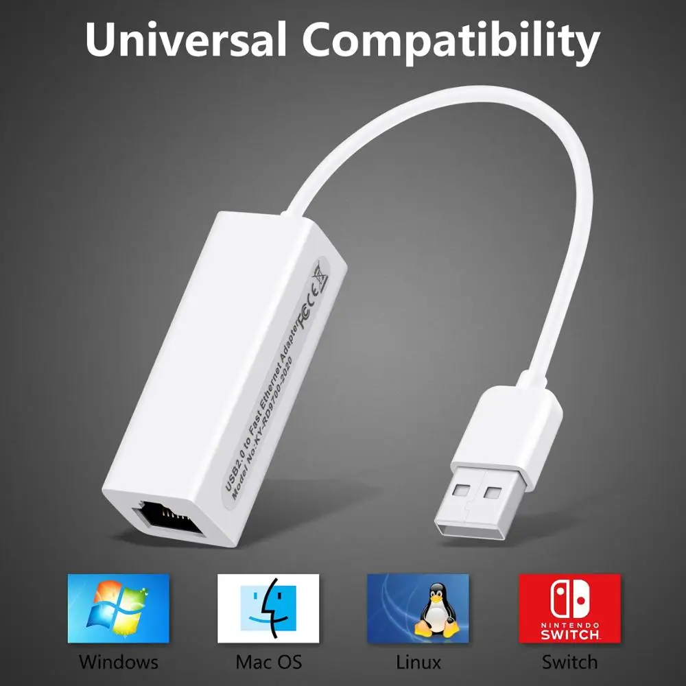 Внешняя USB Проводная Ethernet Сетевая карта адаптер к RJ45 Lan для Windows 7/8/10/XP RD9700 Win