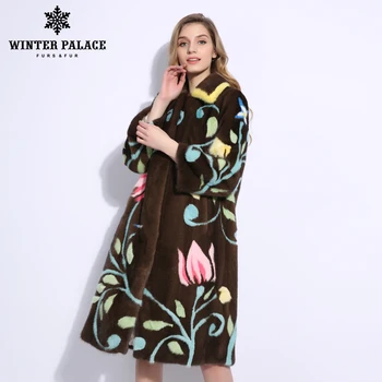 Winter fashion Mink Fur Coat 2018 New Print Long Import Crown Level natural mink fur coats
Winter fashion Mink Fur Coat 2018 New Print Long Import Crown Level natural mink fur coats