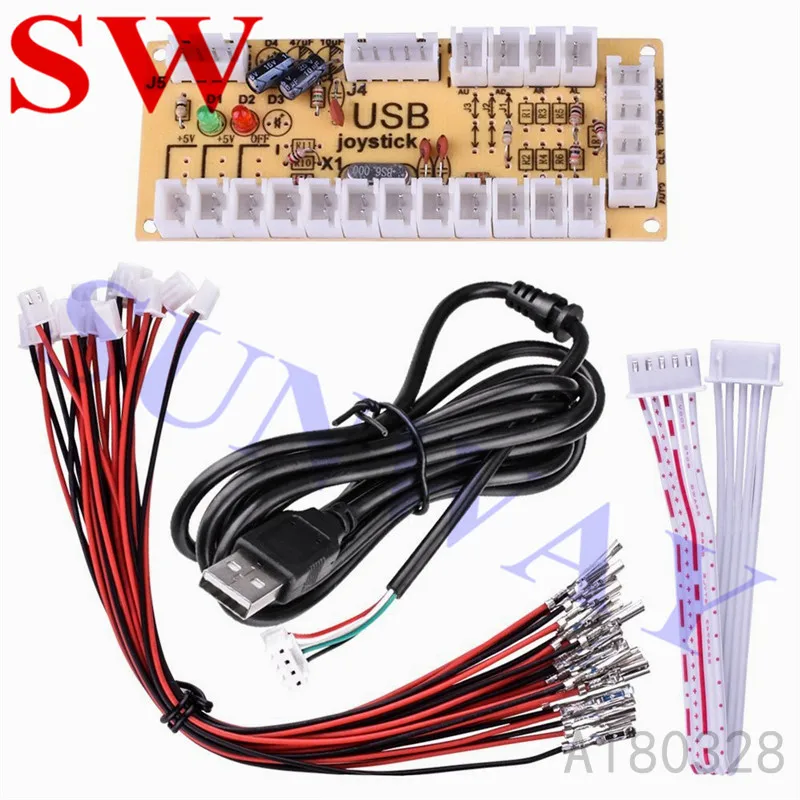 DIY Zero Delay Arcade Replacement Parts USB Arcade Encoder PC to Joystick And 2.8mm Wire Cables,Arcade Game Machine Parts
DIY Zero Delay Arcade Replacement Parts USB Arcade Encoder PC to Joystick And 2.8mm Wire Cables,Arcade Game Machine Parts