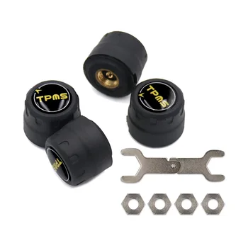 Car Tire Pressure Sensor With Nuts Wrench Practical Tool Accessory Bluetooth5.0 TPMS Monitor Alarm System For Andriod IOS
Car Tire Pressure Sensor With Nuts Wrench Practical Tool Accessory Bluetooth5.0 TPMS Monitor Alarm System For Andriod IOS