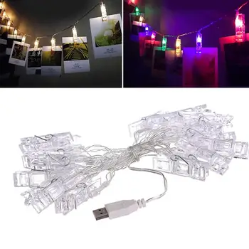 Light String Pictures Clip Fairy Lights Wedding LED USB NEW Lamp Christmas Tree Party Room Decoration
Light String Pictures Clip Fairy Lights Wedding LED USB NEW Lamp Christmas Tree Party Room Decoration