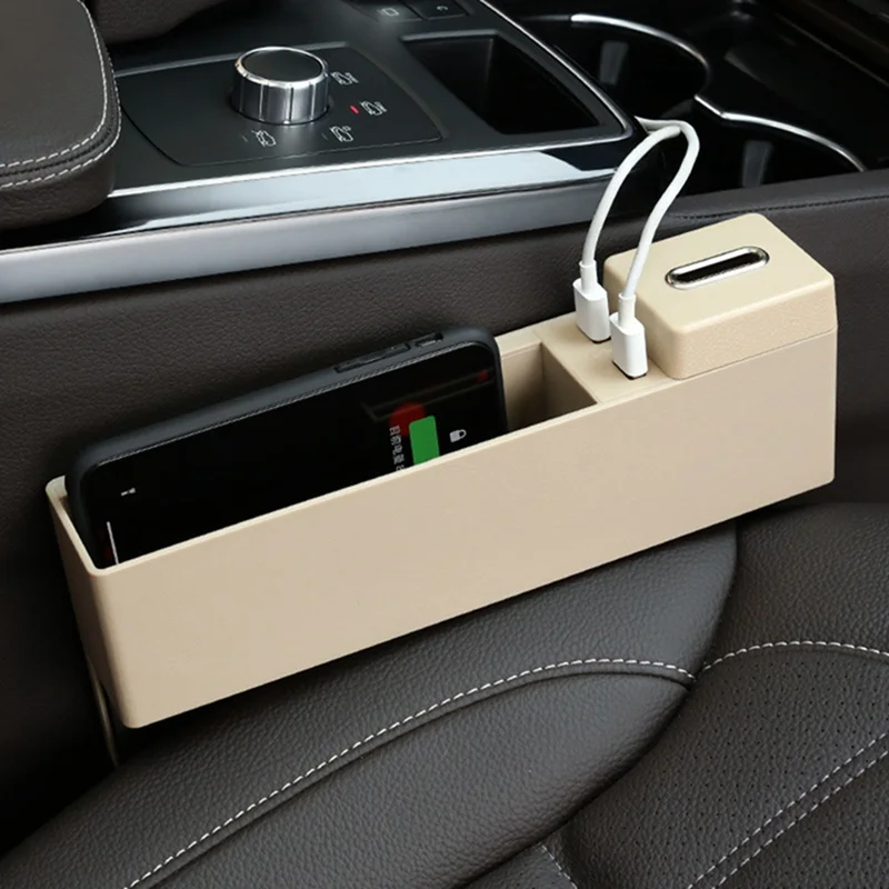 Car Seat Gap Storage Box 2 USB Wireless Charging Multi-functional Card Coin Mobile Phone Storage Box Car Organizer with Charger
Car Seat Gap Storage Box 2 USB Wireless Charging Multi-functional Card Coin Mobile Phone Storage Box Car Organizer with Charger