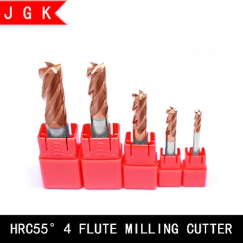 HRC55 4 Flute tungsten steel end mill cutter 1-20mm 50l 75l 100l end mill carbide for er collet cnc lathe tool holder machine bt 
HRC55 4 Flute tungsten steel end mill cutter 1-20mm 50l 75l 100l end mill carbide for er collet cnc lathe tool holder machine bt