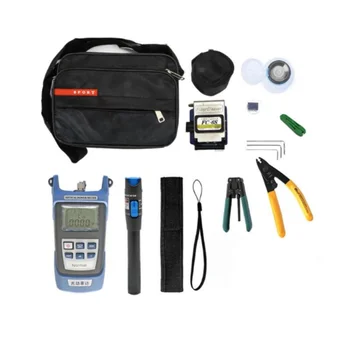 Fiber Optic FTTH Tool Kit with FC-6S Fiber Cleaver and 1MW Visual Fault Locator Stripper CFS-2 Alcohol bottle
Fiber Optic FTTH Tool Kit with FC-6S Fiber Cleaver and 1MW Visual Fault Locator Stripper CFS-2 Alcohol bottle