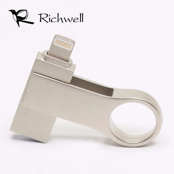 Richwell USB Flash Drive 32GB 64GB Flashdisk Mini OTG 16GB Pendrive 128GB Metal U Disk For iPhone 8/7/7Plus/6/6s Plus/5/5s/iPad 
Richwell USB Flash Drive 32GB 64GB Flashdisk Mini OTG 16GB Pendrive 128GB Metal U Disk For iPhone 8/7/7Plus/6/6s Plus/5/5s/iPad