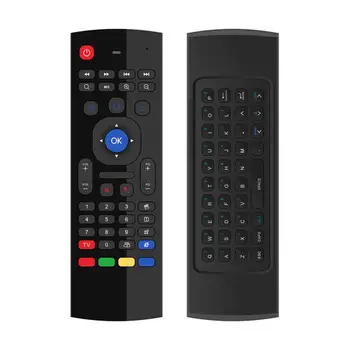 MX3 Backlit Air Mouse Universal Smart Voice Remote Control 2.4G RF Wireless Keyboard for Android tv box H96 Max X96 mini
MX3 Backlit Air Mouse Universal Smart Voice Remote Control 2.4G RF Wireless Keyboard for Android tv box H96 Max X96 mini