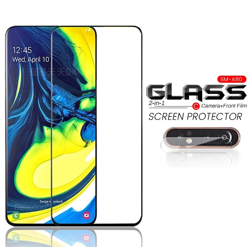 2-in-1 a 80 glass protective glass for samsung galaxy a80 2019 global a805f/ds 6.7'' armored protection camera lens film cover
2-in-1 a 80 glass protective glass for samsung galaxy a80 2019 global a805f/ds 6.7'' armored protection camera lens film cover