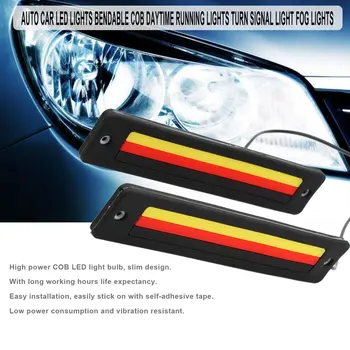 Auto Car Led COB Bendable Daytime Running Lights Turn Signal Fog Lights DRL Flexible Rubber Waterproof LED
Auto Car Led COB Bendable Daytime Running Lights Turn Signal Fog Lights DRL Flexible Rubber Waterproof LED