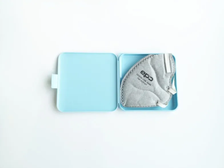 Small Storage Box Silver Ion Mask Container Portable Plastic Storage Box Clean And Hygienic