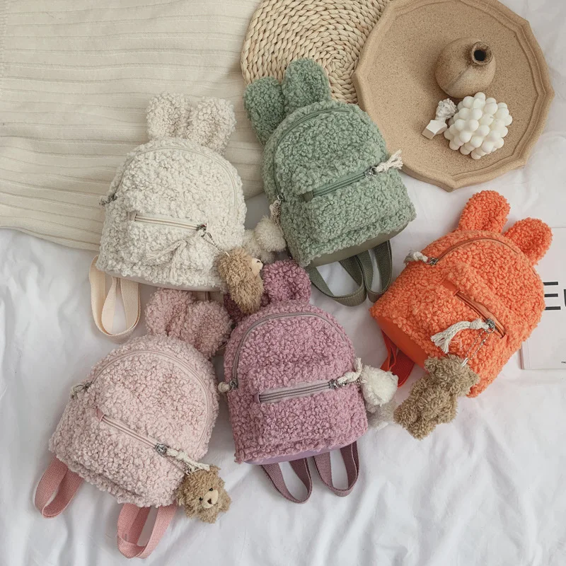 Korean-style Children's Bags 2020 Spring And Summer New Style Backpack Simple Plush Rabbit Backpack Fashion Men And Women Childr
Korean-style Children's Bags 2020 Spring And Summer New Style Backpack Simple Plush Rabbit Backpack Fashion Men And Women Childr