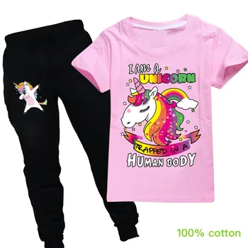 Unicorn Kids Sportswear Clothes Fashion Casual Kids Short Sleeve T-Shirt pants Sportswear Set Baby Toddler Girls Two-Piece Sets
Unicorn Kids Sportswear Clothes Fashion Casual Kids Short Sleeve T-Shirt pants Sportswear Set Baby Toddler Girls Two-Piece Sets