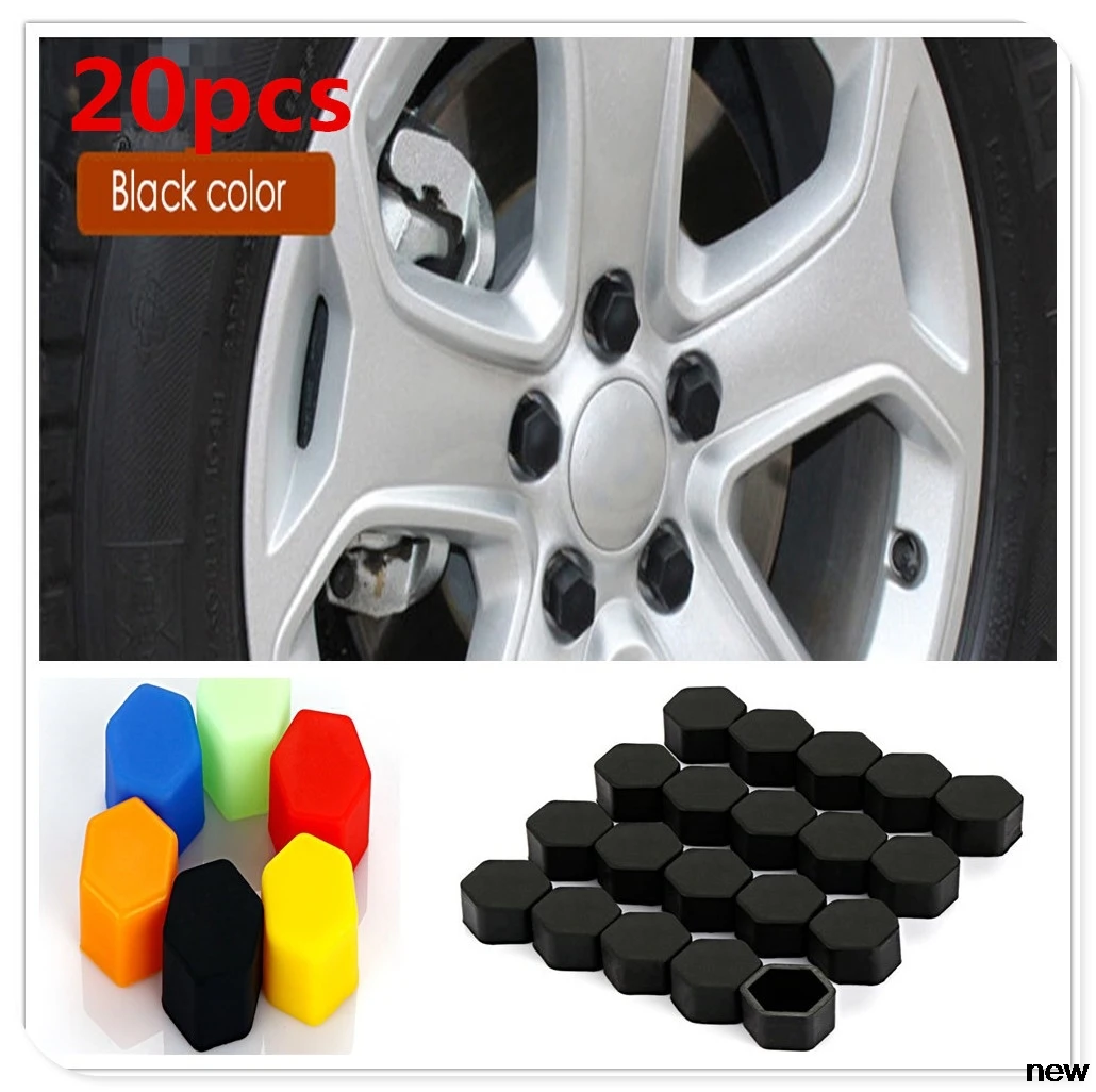 17/19/21mm Silicone car auto Wheel Hub Screw Cover Nut Cap for Jeep Renegade Cherokee Wrangler Compass Patriot Santafe i20 i30 | Автомобили