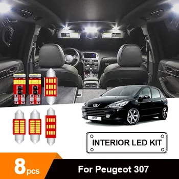 8 x White Ice Blue Error Free Car Interior LED Front Rear Dome Map Light Trunk Cargo Glove Box Bulbs Package Kit For Peugeot 307
8 x White Ice Blue Error Free Car Interior LED Front Rear Dome Map Light Trunk Cargo Glove Box Bulbs Package Kit For Peugeot 307