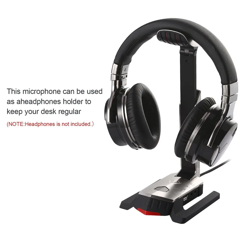 Capacitive Conference Noise Reduction Microphone Professional 7.1 Sound Card Mic with USB Charging Port LED Light
Capacitive Conference Noise Reduction Microphone Professional 7.1 Sound Card Mic with USB Charging Port LED Light