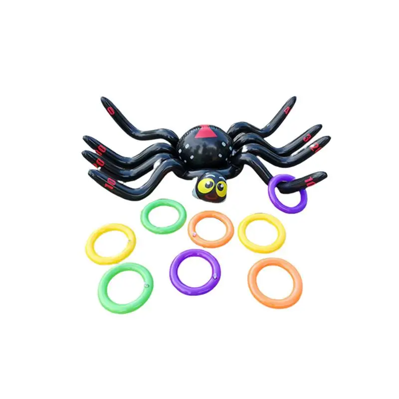 9pcs in 1 Set Ring Toss Game Decorative PVC Spider Fun Inflatable Toy Party Favors Ring Toss Toy Toss Game for Indoor Children
9pcs in 1 Set Ring Toss Game Decorative PVC Spider Fun Inflatable Toy Party Favors Ring Toss Toy Toss Game for Indoor Children