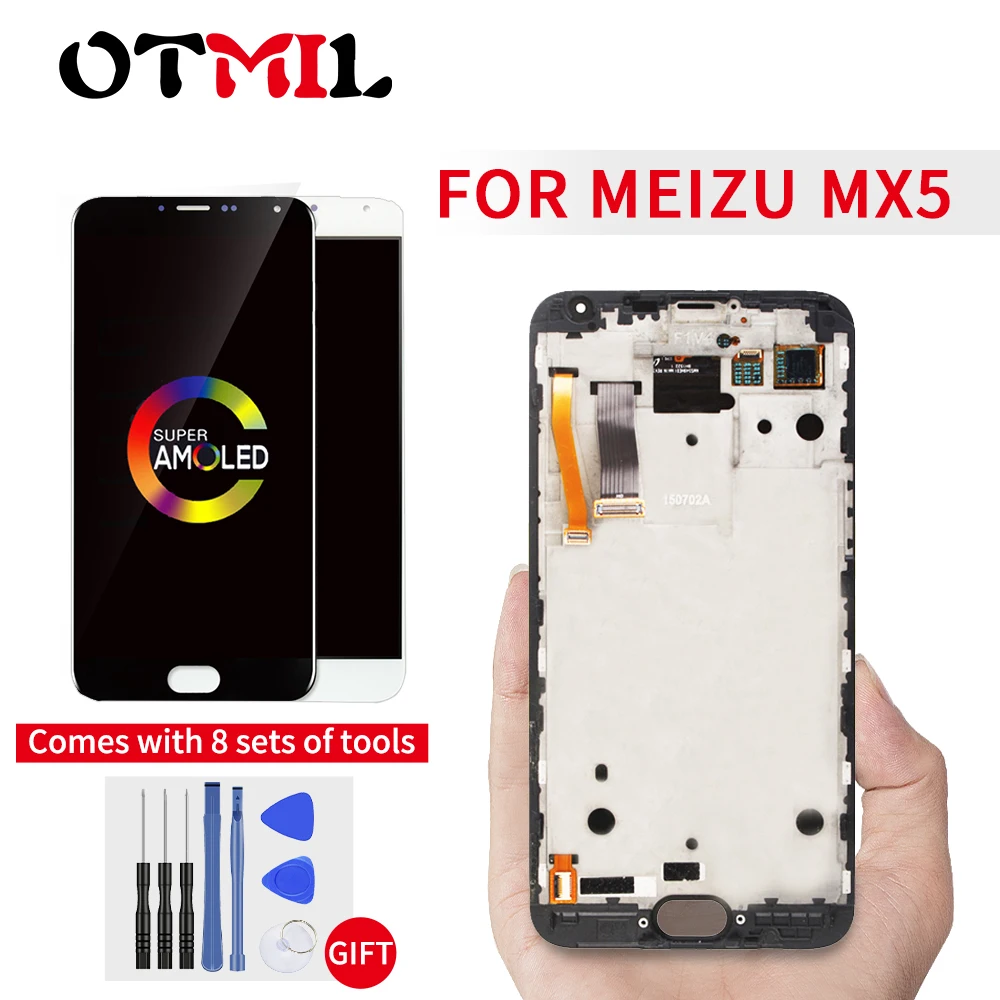 5.5"For MEIZU MX5 Display LCD Digitizer Touch Screen with Frame Assemble For Meizu MX5 M575M M575U M575H LCD Display Replacement
5.5"For MEIZU MX5 Display LCD Digitizer Touch Screen with Frame Assemble For Meizu MX5 M575M M575U M575H LCD Display Replacement