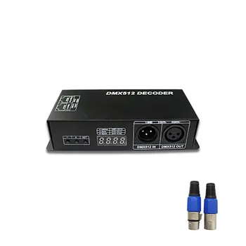DMX512 Decoder with Display Screen DC12V 24V 24A DMX to PWM Converter Controller for Project Stage Master Console RGB LED Strips
DMX512 Decoder with Display Screen DC12V 24V 24A DMX to PWM Converter Controller for Project Stage Master Console RGB LED Strips