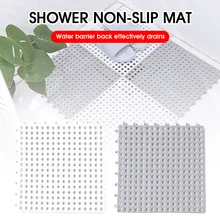 Bathroom Non-Slip Mat PVC Splicing Mat Toilet Mats Shower Floor Pad Interlocking Vented Mats Drain Household Portable Supplies
Bathroom Non-Slip Mat PVC Splicing Mat Toilet Mats Shower Floor Pad Interlocking Vented Mats Drain Household Portable Supplies