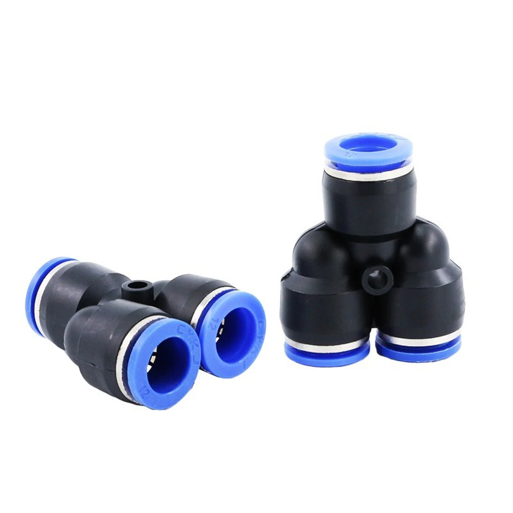 PY pneumatic connector three-way connector air hose quick plug connector pneumatic component plastic pipe joint fitting 4-16mm
PY pneumatic connector three-way connector air hose quick plug connector pneumatic component plastic pipe joint fitting 4-16mm