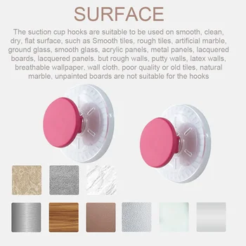 2pcs Cloth Home Kitchen Removable Suction Cup Hooks Wall Mount Towel Restroom Hanger Key Vacuum Heavy Duty Bathroom Storage 
2pcs Cloth Home Kitchen Removable Suction Cup Hooks Wall Mount Towel Restroom Hanger Key Vacuum Heavy Duty Bathroom Storage