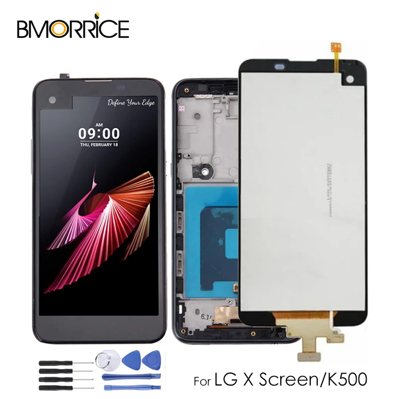 LCD Display For LG X Screen K500 K500DS K500N Touch Screen Digitizer Assembly Replacement Black No/with Frame
LCD Display For LG X Screen K500 K500DS K500N Touch Screen Digitizer Assembly Replacement Black No/with Frame