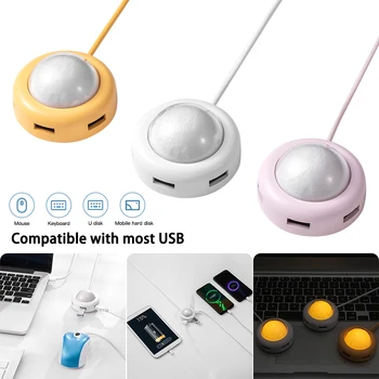 USB Extender Moon Light Cute Pet USB Splitter Atmosphere Night Light USB One for Four Cute Hub
USB Extender Moon Light Cute Pet USB Splitter Atmosphere Night Light USB One for Four Cute Hub