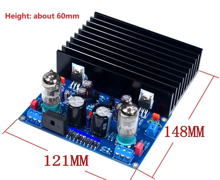 6J1 ламповый усилитель справки X-10D LM1875 Hi-Fi 2 0 канальный цифровой Мощность Плата