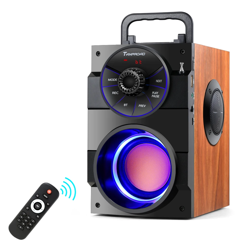 Bluetooth Колонка TOPROAD портативная с сабвуфером и FM радио|Всепогодные АС| |