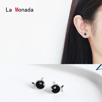 La Monada Trendy Stud Earrings Real 925 Sterling Silver Fine Earrings For Women Minimalist Party Accessories Mujer Cute Fish
La Monada Trendy Stud Earrings Real 925 Sterling Silver Fine Earrings For Women Minimalist Party Accessories Mujer Cute Fish