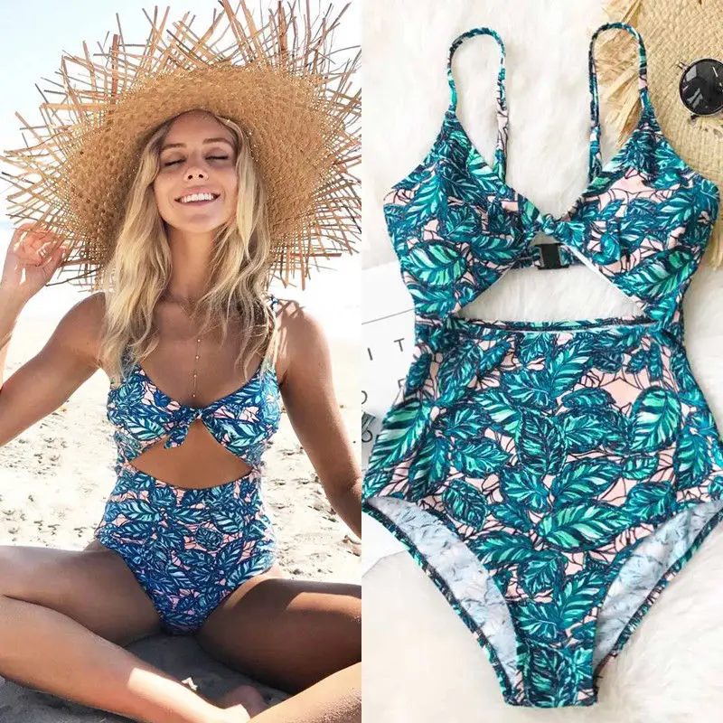 Sexy Women One Piece Suits High Waist Bikini Striped Summer Floral One Piece Bandage Monokini Swimwear Swimsuit
Sexy Women One Piece Suits High Waist Bikini Striped Summer Floral One Piece Bandage Monokini Swimwear Swimsuit